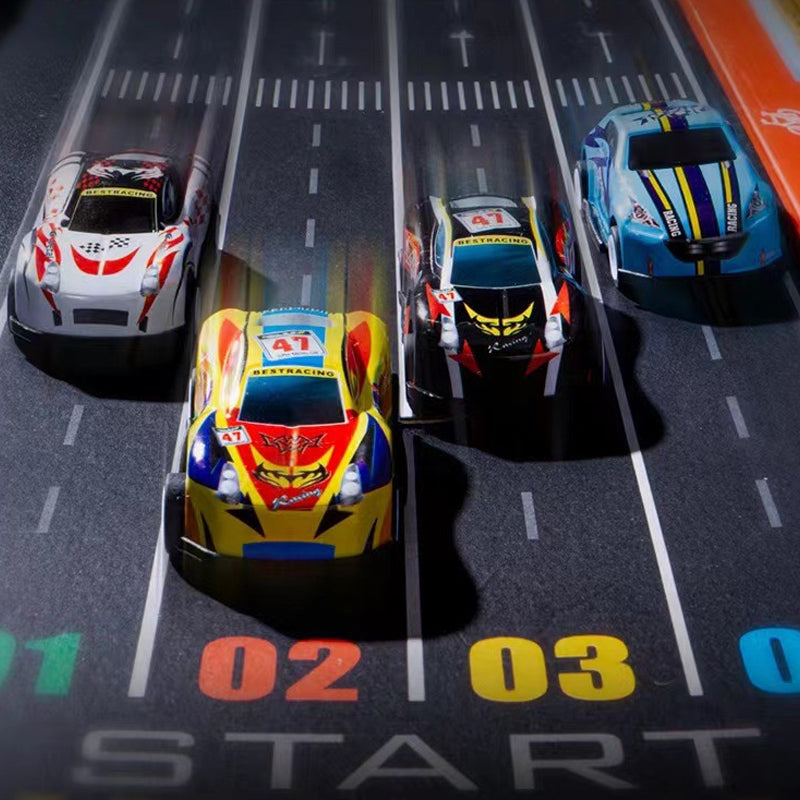 48 Mini-auto Set met terugtrekmotor en geïntegreerde garage