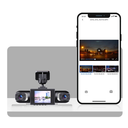 360° Autocamera – 4 lenzen, nachtzicht en lusopname 📹
